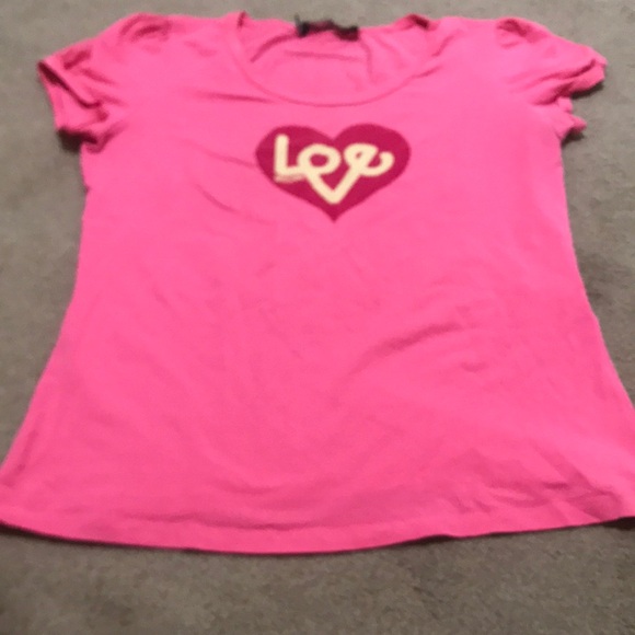 🌸NEW🌸 Moschino/Love Moschino Rare Vintage Love Heart Logo Top - Picture 2 of 10